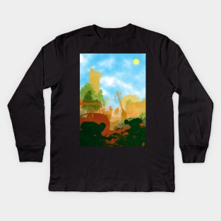 The Last of Us Silhouette Kids Long Sleeve T-Shirt